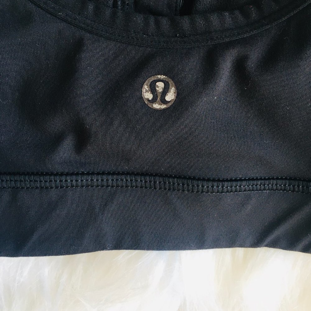 LULULEMON Drop It Like It's Hot Black Sports Bra - Picture 6 of 6